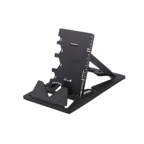 Multifunction Tactical Tool Card With Phone Stand