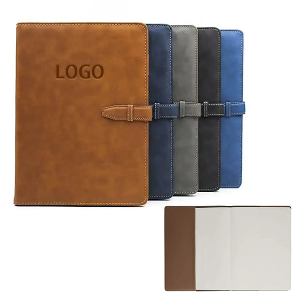 A5 PU Leather Journal With Secure Buckle Closure