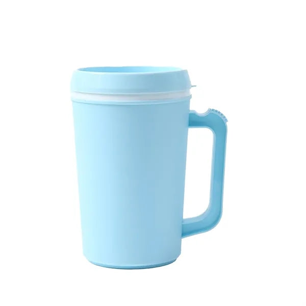 22 OZ Double Wall Plastic Mug