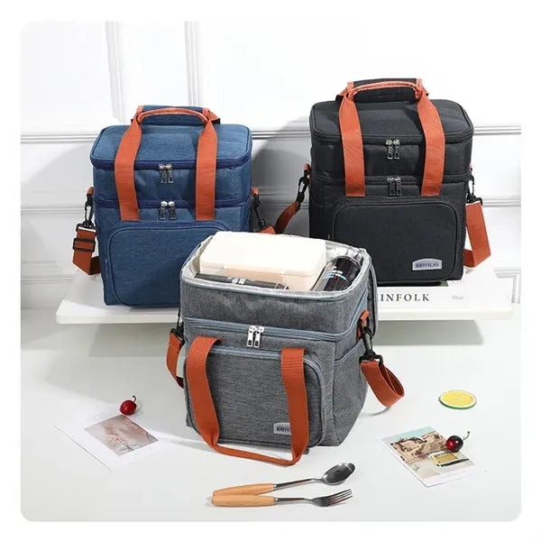 Outdoor Double Insulated Lunch Bag