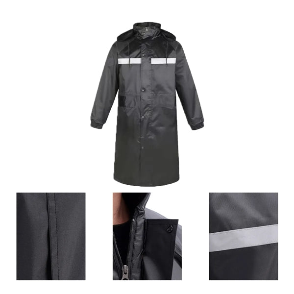 Raincoat with Reflective Strip