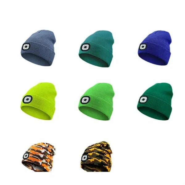 Unisex Led Lighted Beanie Cap
