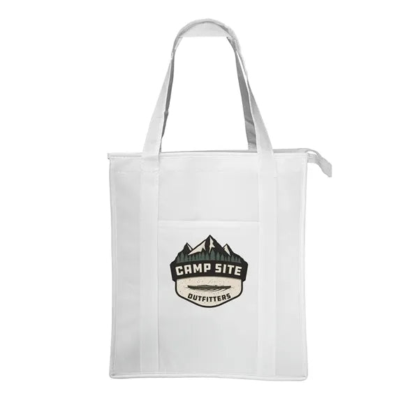 Stay Cool Non-Woven Insulated Tote Bag (Full Color Imprint)