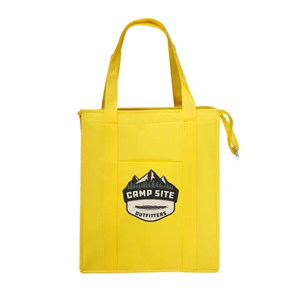 Stay Cool Non-Woven Insulated Tote Bag (Full Color Imprint)