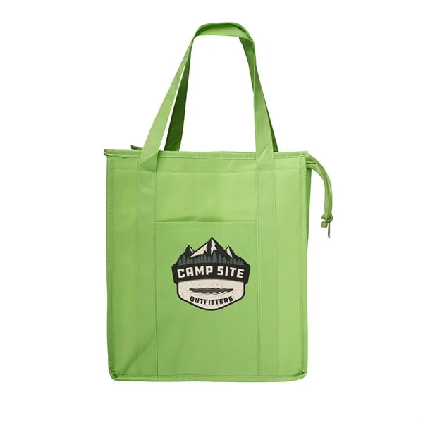 Stay Cool Non-Woven Insulated Tote Bag (Full Color Imprint)