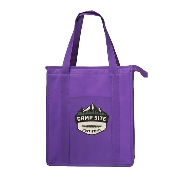 Stay Cool Non-Woven Insulated Tote Bag (Full Color Imprint)