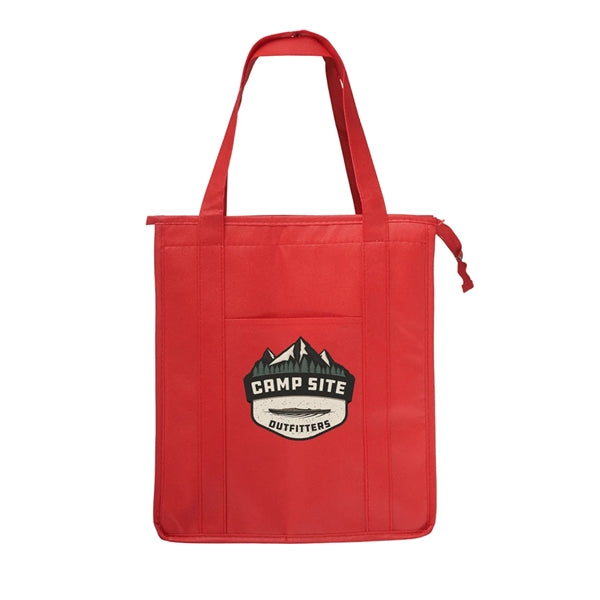 Stay Cool Non-Woven Insulated Tote Bag (Full Color Imprint)