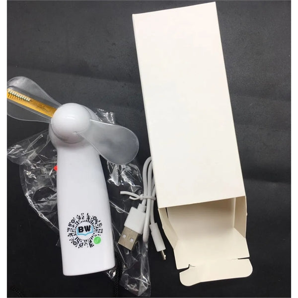 Mini Rechargeable Led Custom Message Fan