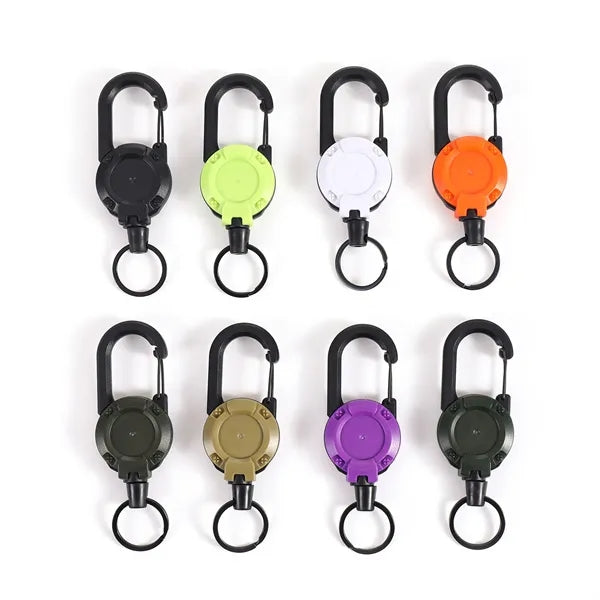 Heavy Duty Retractable Carabiner Keychain