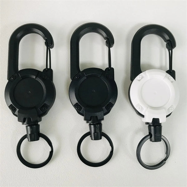 Heavy Duty Retractable Carabiner Keychain
