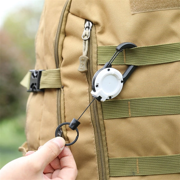 Heavy Duty Retractable Carabiner Keychain