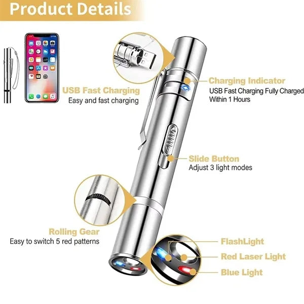 Multifunctional Rechargeable Laser Funny Cat Pen