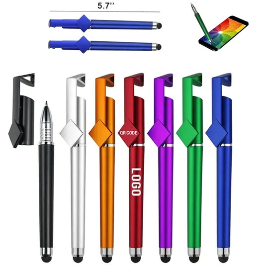 3-in-1 Multifunction Soft Touch QR Code Ballpoint Pen