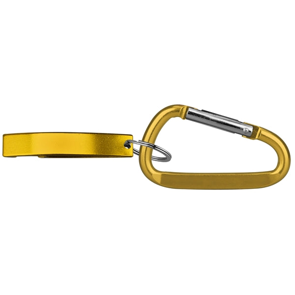 Jumbo Size Bottle Opener Keychain & Carabiner