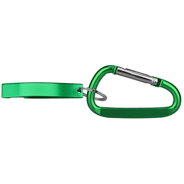 Jumbo Size Bottle Opener Keychain & Carabiner
