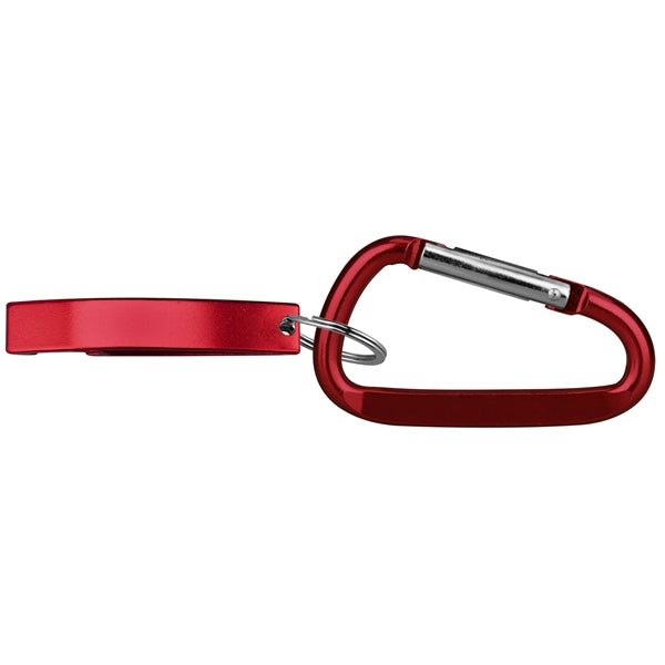 Jumbo Size Bottle Opener Keychain & Carabiner