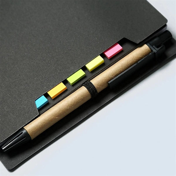 Coil Notepad With Ballpoint Pen And Sticky