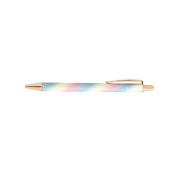 Glitter PU Leather Metal Pen