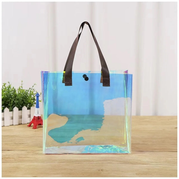 Iridescent PVC Tote Bag