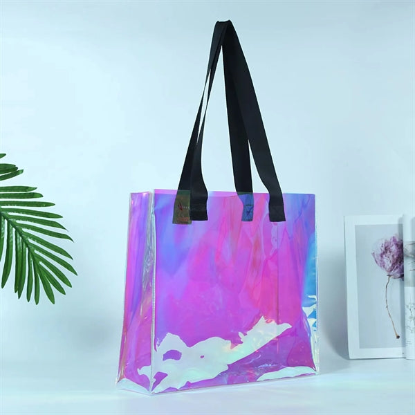 Iridescent PVC Tote Bag