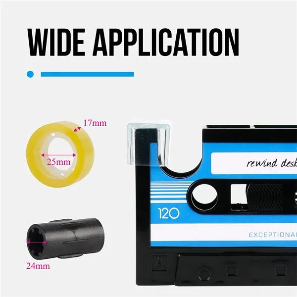 Cassette Tape Dispenser Pen Holder