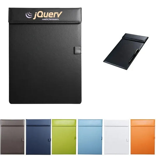 PU Leather Clipboard Magnetic File Paper Profile Clip Board