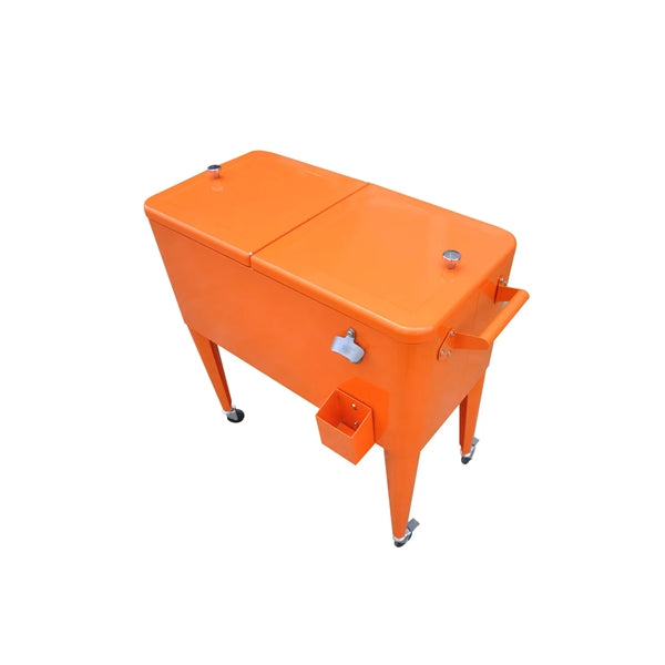 Coke 80-Quart Beverage Cooler on Wheels