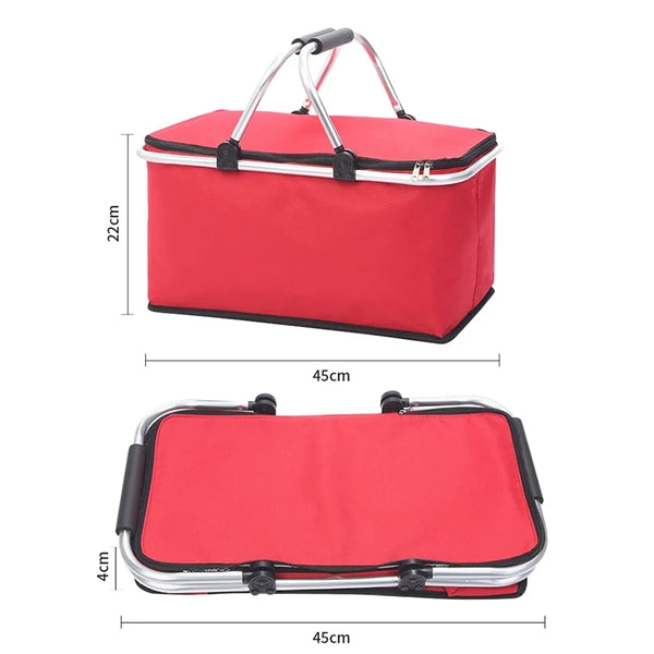 Foldable Picnic Cooler Basket