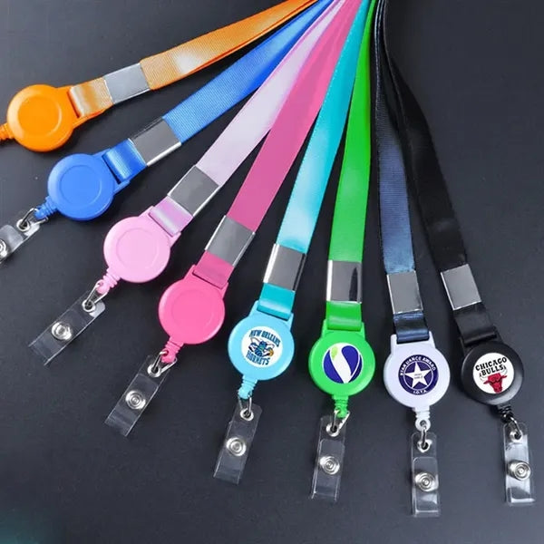 Breakaway Retractable Lanyard for ID Badges Keys