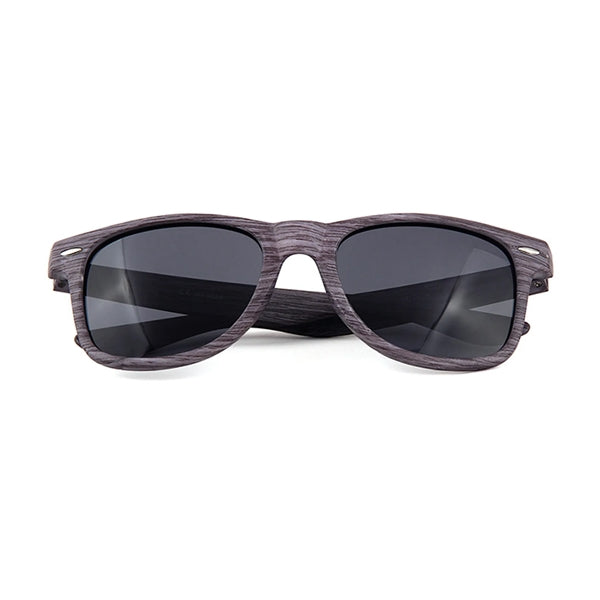 Adult Wood Tone Sunglasses Brown/Black Lens