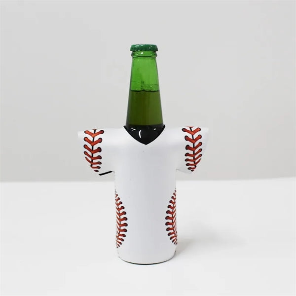 Baseball Bottle Neoprene Insulator Beverage Cooler 6 "