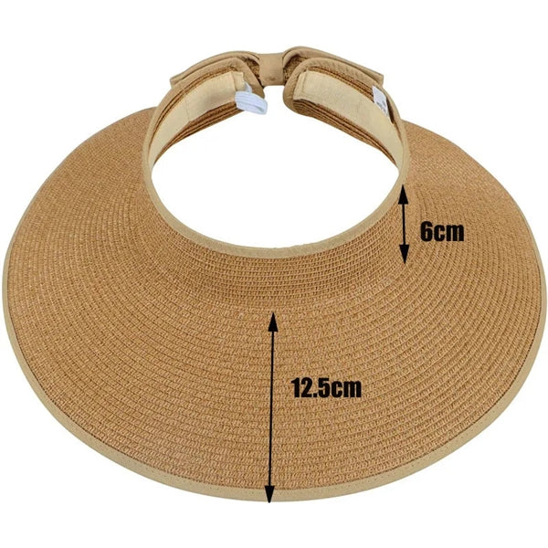 Straw Sun Visor Hats For Women