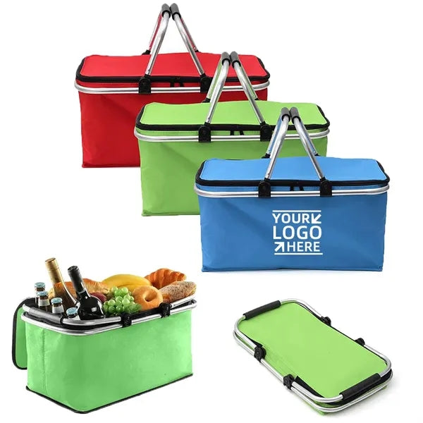 30L Insulated Picnic Basket Foldable