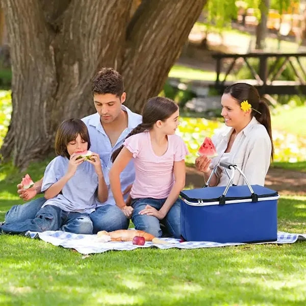30L Insulated Picnic Basket Foldable