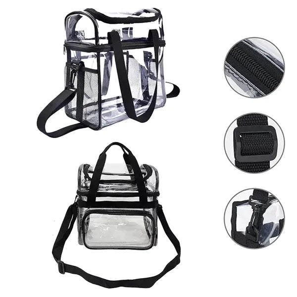 Transparent PVC Lunch Tote Bag