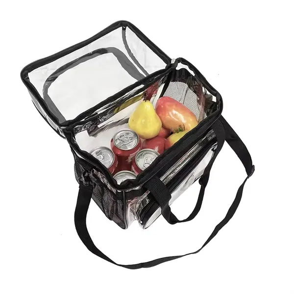 Transparent PVC Lunch Tote Bag