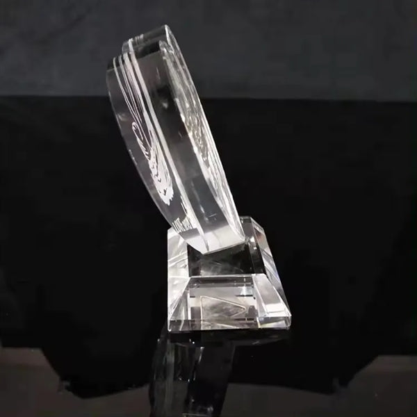 Souvenir Heart Shaped Crystal Award