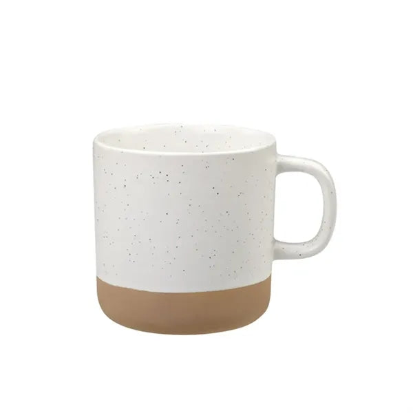 12oz Two-Tone Speckled Ceramic Coffee Mug