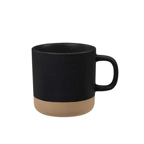 12oz Two-Tone Speckled Ceramic Coffee Mug