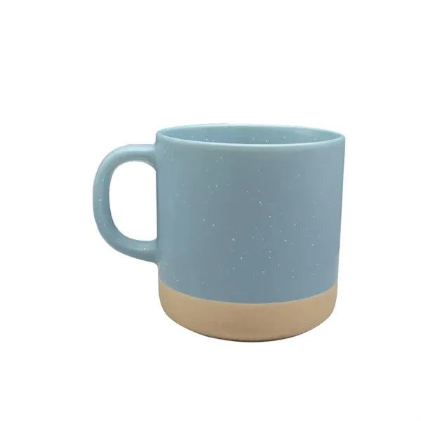 12oz Two-Tone Speckled Ceramic Coffee Mug