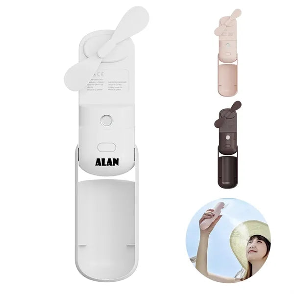 Foldable small spray fan