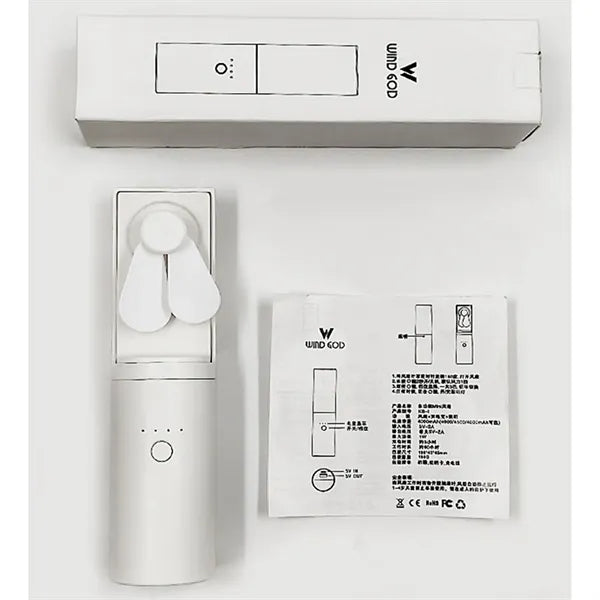 Foldable power bank small fan