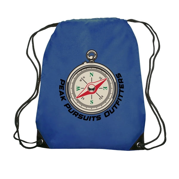 Venture Drawstring Backpack (Full Color Imprint)