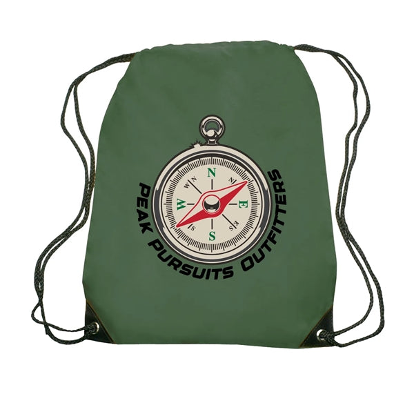 Venture Drawstring Backpack (Full Color Imprint)
