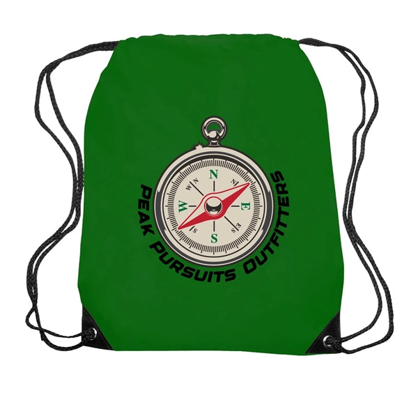 Venture Drawstring Backpack (Full Color Imprint)