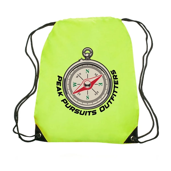 Venture Drawstring Backpack (Full Color Imprint)