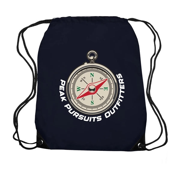 Venture Drawstring Backpack (Full Color Imprint)