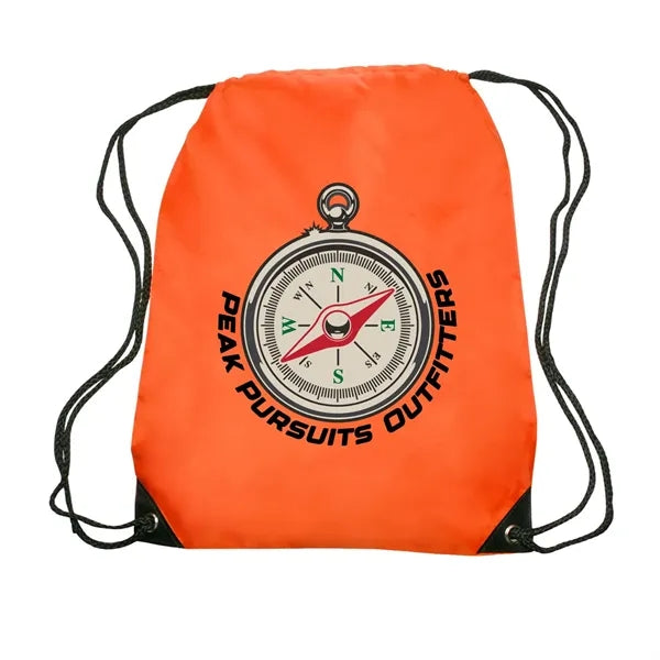 Venture Drawstring Backpack (Full Color Imprint)