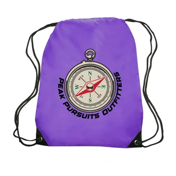 Venture Drawstring Backpack (Full Color Imprint)