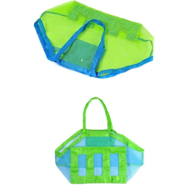 Folded Beach Mesh Gear Bag